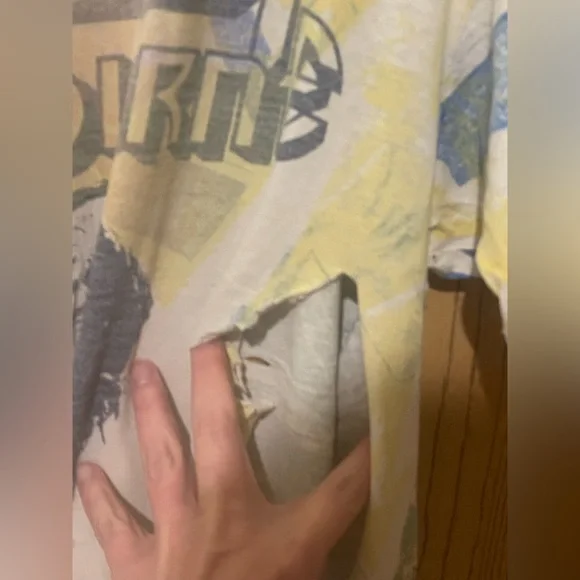 Vintage 1991 Ozzy Osbourne "Diary of a Madman" all-over print t-shirt - Picture 5 of 11